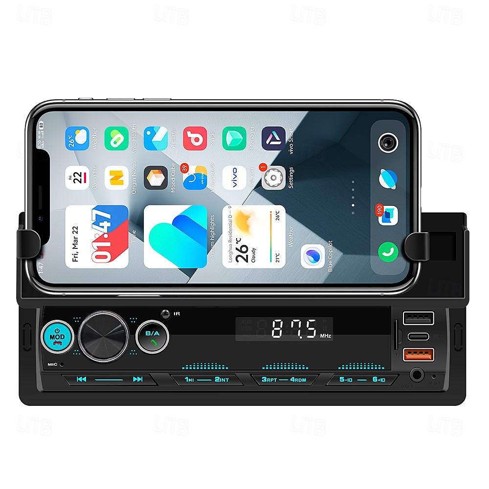 FYAUTOPER Car Bluetooth MP3 player with mobile phone stand multimedia lossless music Car radio 2025 - $49.99 –P1
