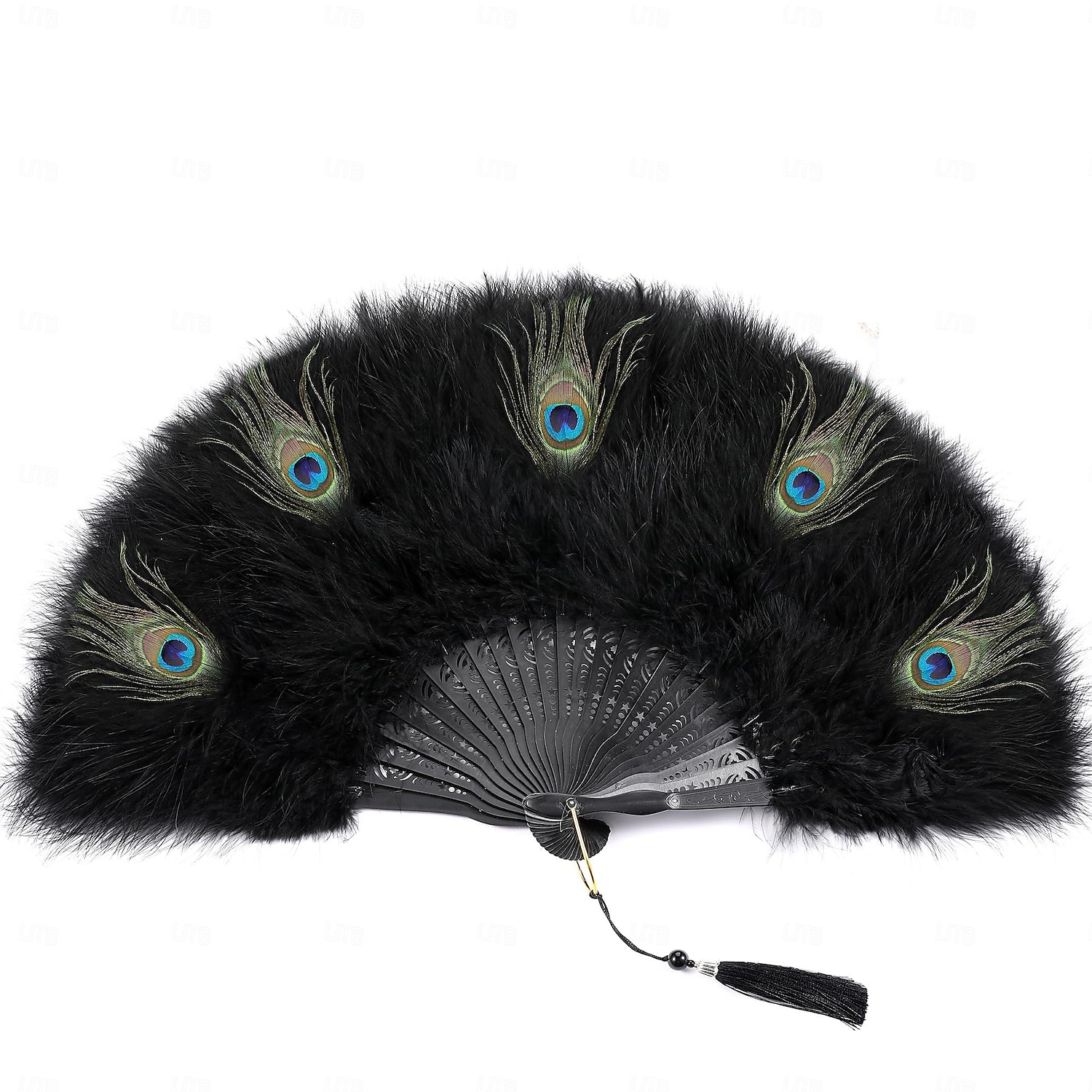 Retro Vintage Roaring 20s 1920s Feather Fan The Great Gatsby Flapper Girl Wedding Guest Feather Women's Halloween Carnival Masquerade Party / Evening Wedding Reception Bachelorette Party Adults More 2025 - $25.99 –P5