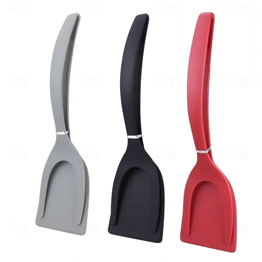 Accessori da cucina multifunzionali 2 in 1 set di gadget da cucina spatola per frittata spatola in silicone da cucina per toast pancake pinze per uova cocina cucina accessori da cucina del 2025 a $11.99 –P1