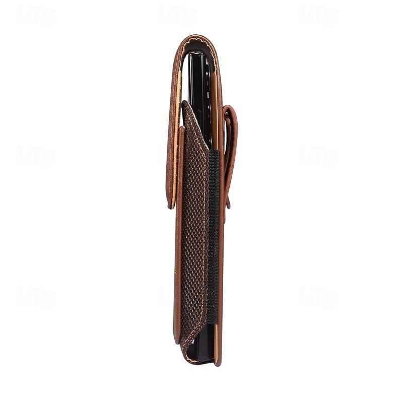 Men Cellphone Loop Holster Case Belt Waist Bag Props PU Leather Purse Phone Wallet Vintage Belt Mobile Phone Protective Sheath 2025 - $18.99 –P13