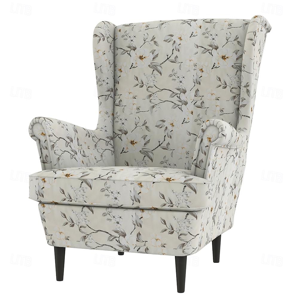 Wingback Chair Cover 100% Cotton with Armrest Cover Floral Quilted Slipcovers Single Seat STANDcover LITB PRIME cover 2026 - $163.99 –P2