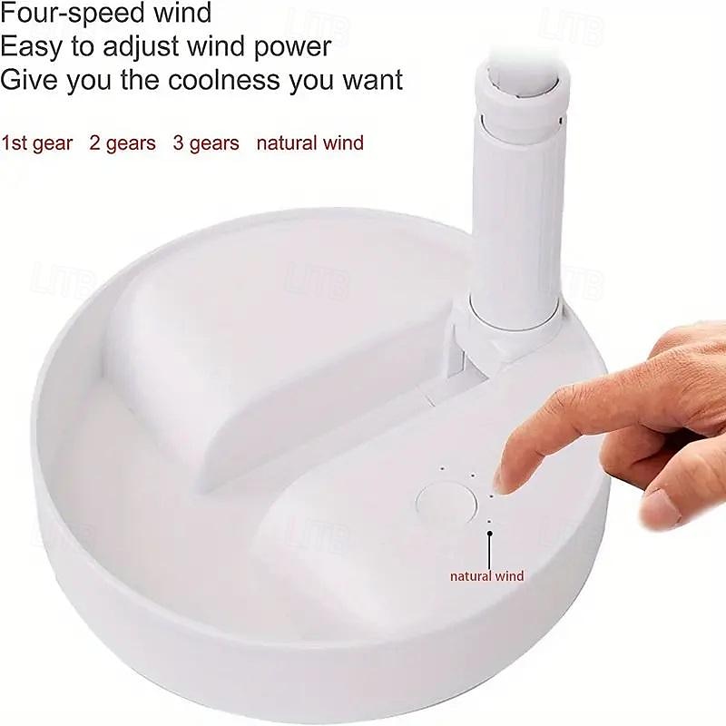 Telescopische Vouwbare USB Ventilator – Draagbare Elektrische Ventilator voor Slapencel Kantoor Bureau Oplaadbaar en Stil 2025 - $43.99 –P6