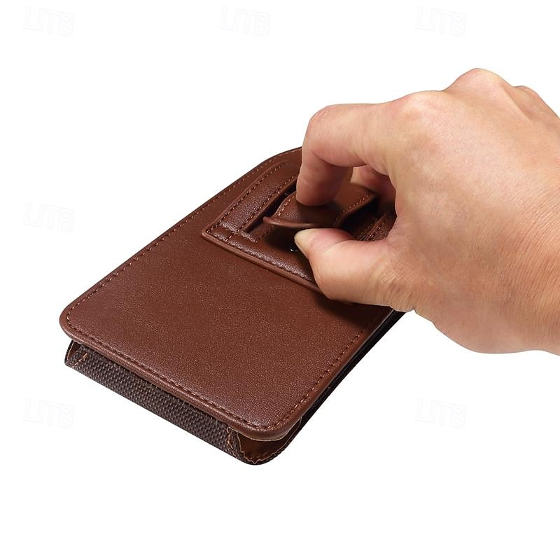 Men Cellphone Loop Holster Case Belt Waist Bag Props PU Leather Purse Phone Wallet Vintage Belt Mobile Phone Protective Sheath 2025 - $18.99 –P14