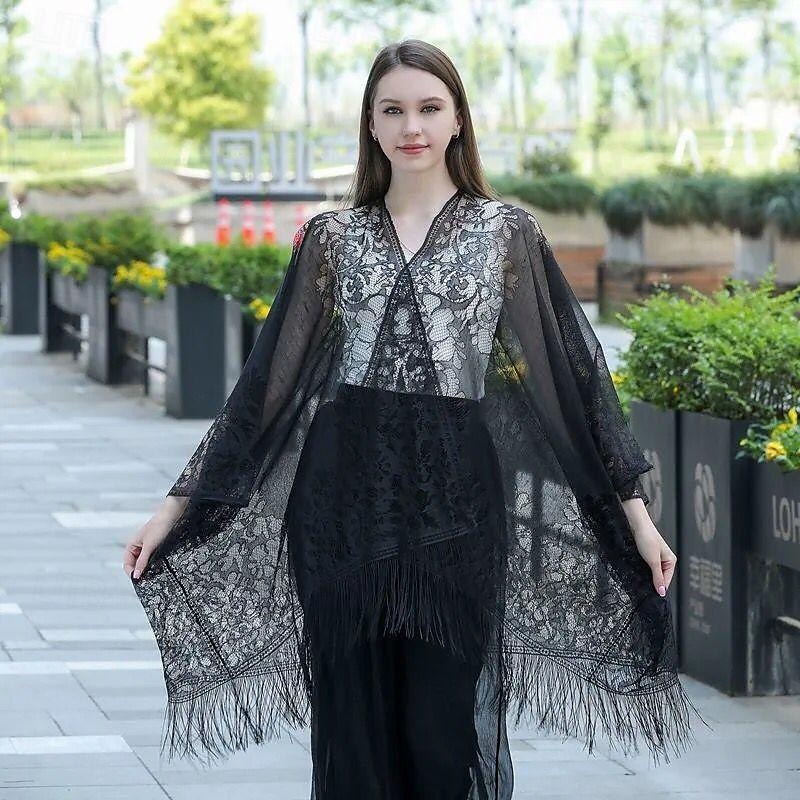 Shawls Women's Wrap Elegant Bridal Sleeveless Polyester Wedding Wraps With Pure Color For Party Spring & Summer 2025 - $17.99 –P8