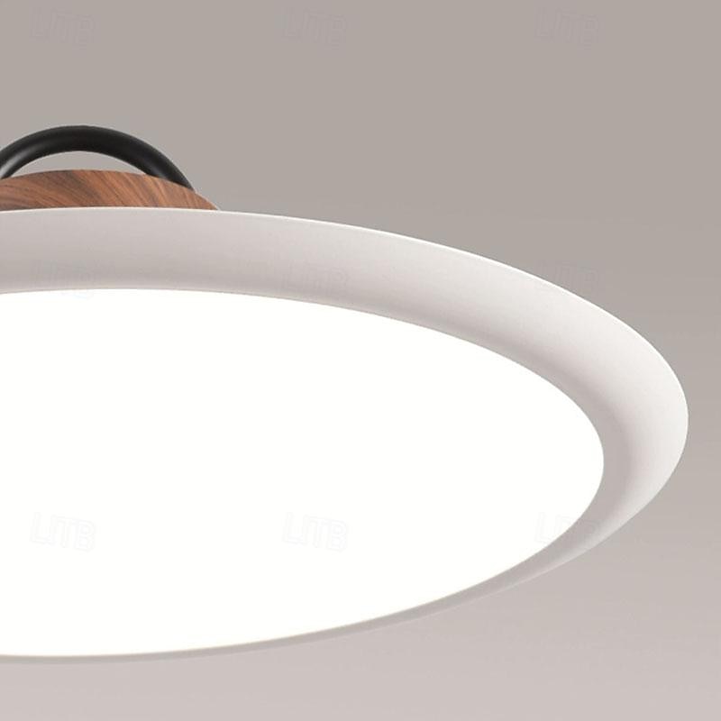 LED Pendant Light 3-Color Light 40cm 1-Light Vintage Industrial Metal Contemporary Modern Style CE Certified Dining Room Bedroom 110-240V 2026 - $399.99 –P6