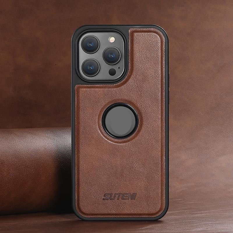 telefon Carcasă Pro iPhone 16 15 14 Pro Max Plus iPhone 13 12 Pro Max Zadní kryt Podpora bezdrátového nabíjení Nárazuvzdorné Retro TPU PU kůže 2025 - $14.99 –P2