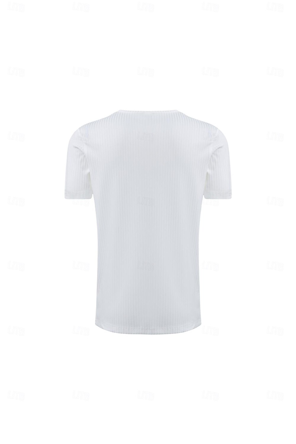 Miesten Lyhythihainen paita Ribbineulos T-paita T-paita Yhtenäinen väri Pit Strip Henley ei-tulostus ulko- Kausaliteetti Lyhythihainen nappi Vaatetus Urheilu Päivittäin 2025 - $17.99 –P3