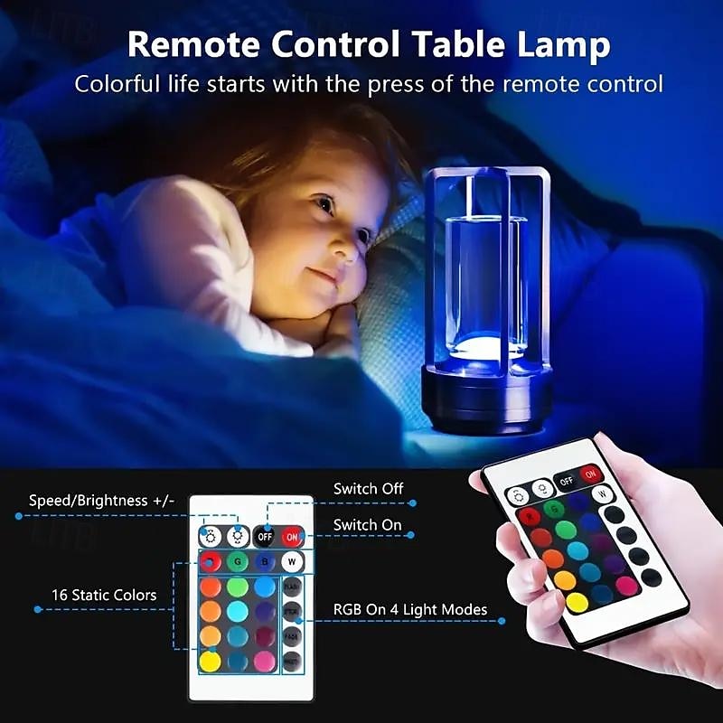 2025年 ポータブルメタルデスクランプ、コードレス LED テーブルランプ、16 色タッチコントロール充電式ランプ、無段階明るさの部屋の装飾デスクランプ、ベッドサイドランプ、ナイトライト、ダイニングルームランプ  コレクション – $43.99 –P9