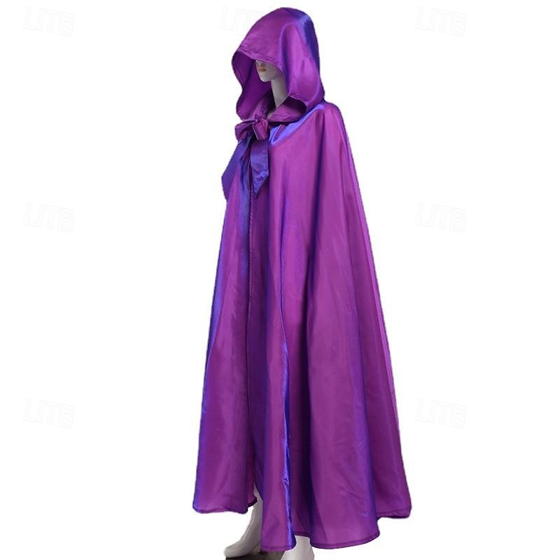 Retro Antiguo Punk y gótico Medieval capa con capucha Chales Ranger élfico Hombre Mujer Víspera de Todos los Santos Carnaval Mascarada Fiesta / Noche Adulto Capa 2025 - $18.49 –P4