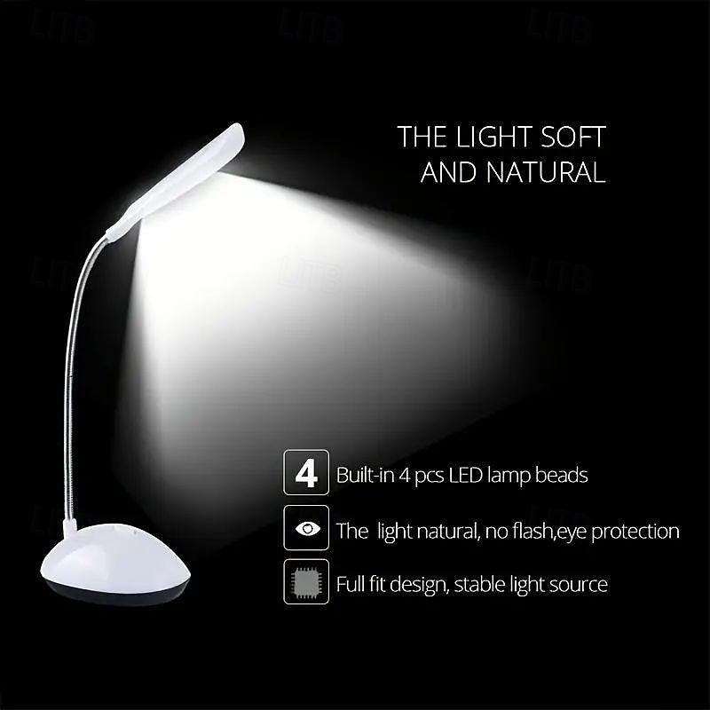 1 Pc foldable and portable desktop small desk lamp reading lamp fill light 2025 - $18.99 –P4