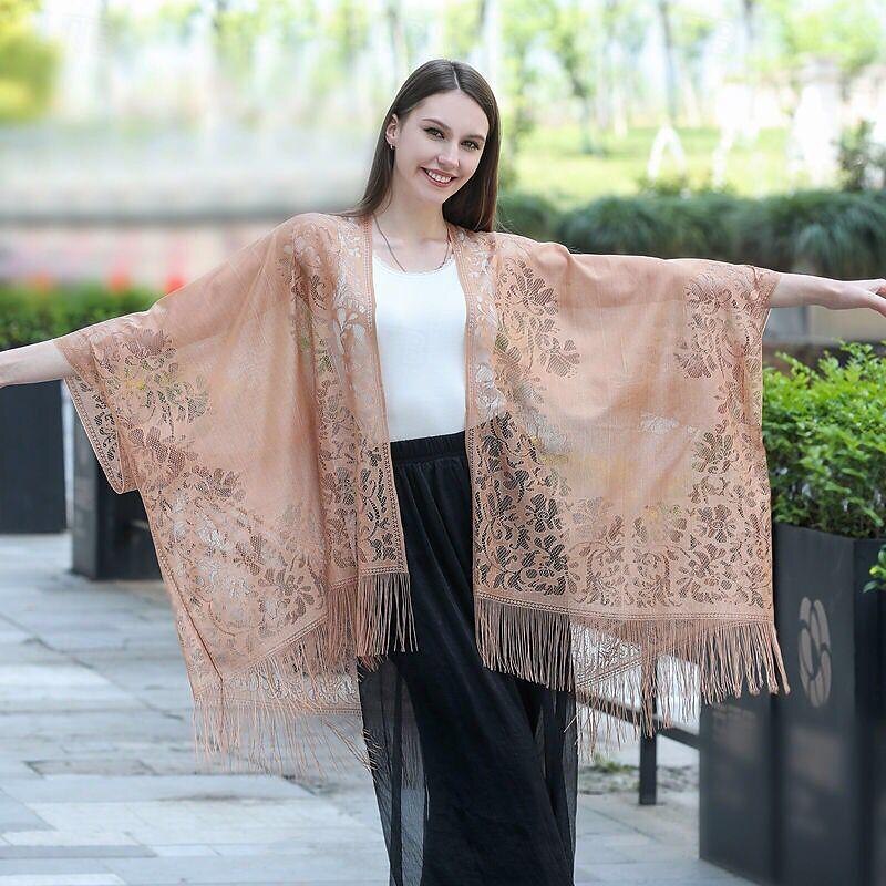 Shawls Women's Wrap Elegant Bridal Sleeveless Polyester Wedding Wraps With Pure Color For Party Spring & Summer 2025 - $17.99 –P12