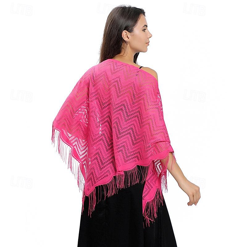 Sjale Sjal til kvinner Elegant Brude Ermeløs Polyester Bryllup Wrap Med Ren Farge Til Fest Vår sommer 2025 - $16.49 –P13