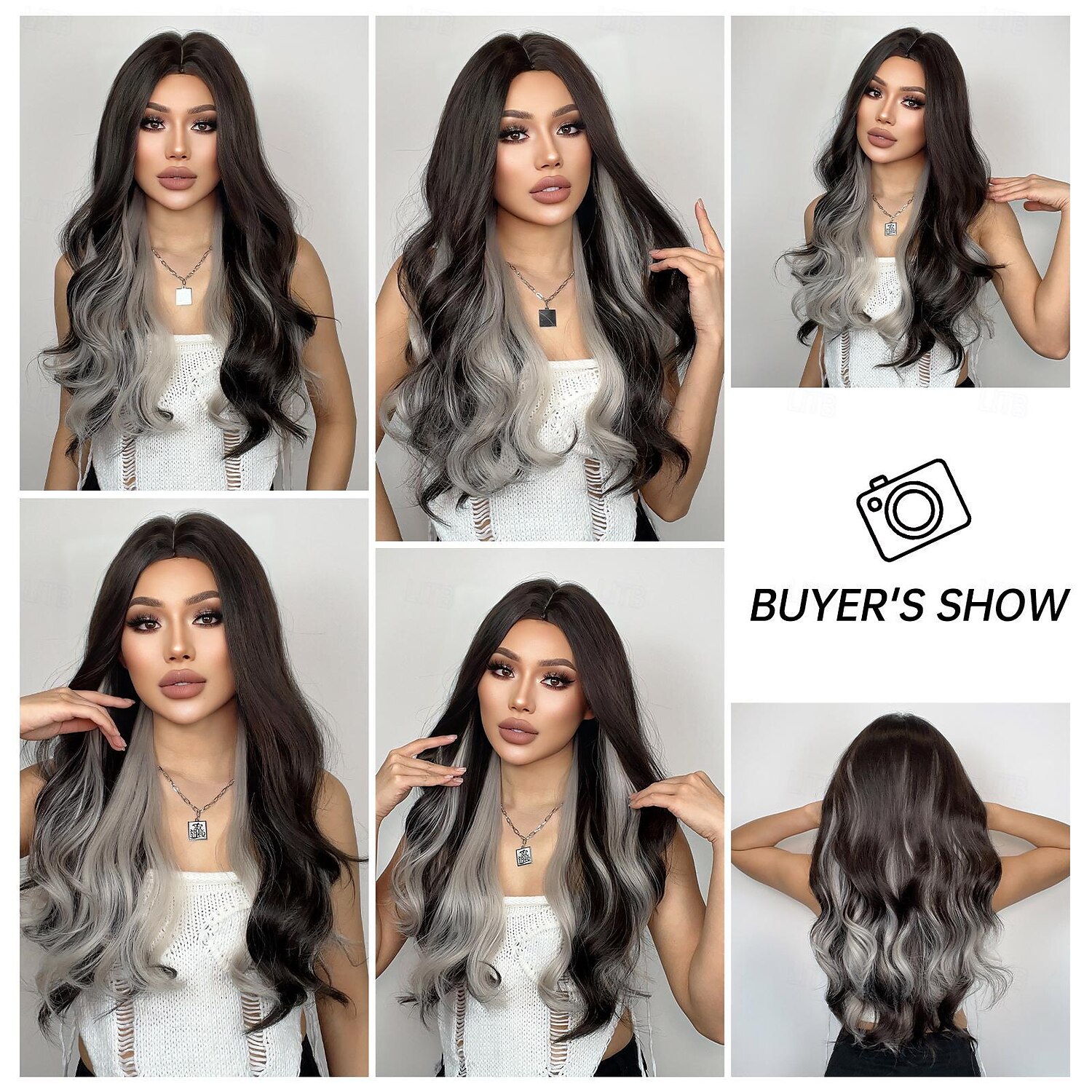 Synthetische pruiken Uniformen carrière Kostuums Prinses Gekruld Golvend Middelste stuk Gelaagd kapsel Machinegemaakt Pruik 66.0 cm Donker Bruin Synthetisch haar Dames Cosplay Feest Modieus 2025 - $22.99 –P2