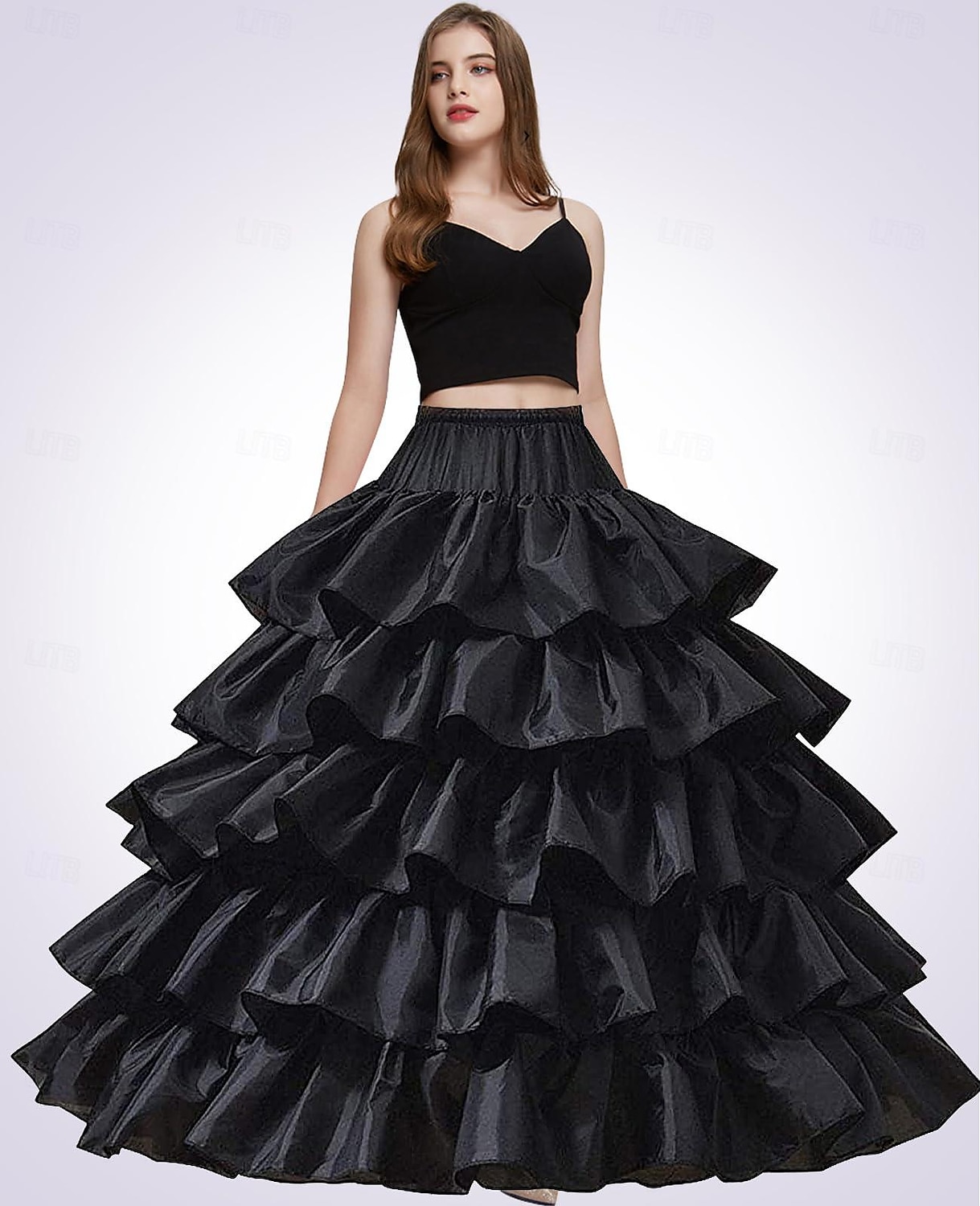Petticoat Hoop Skirt Under Skirt Crinoline Slips for Ball Gown Princess Bride Bridal Rococo Victorian Renaissance Women's Performance Wedding Party Petticoat 2025 - $35.99 –P7