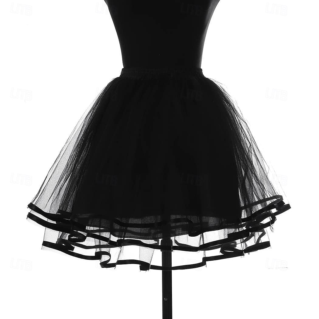 Fantasia de Carnaval 2026 Anágua Tutu Sob saia Princesa Anos 50 Retro Vintage Rockabilly Adulto Mulheres Dia Das Bruxas Carnaval Traje de festa para noite Roupa Diária Festa de Chá Vestir-se de 2026 por $20.99 –P1