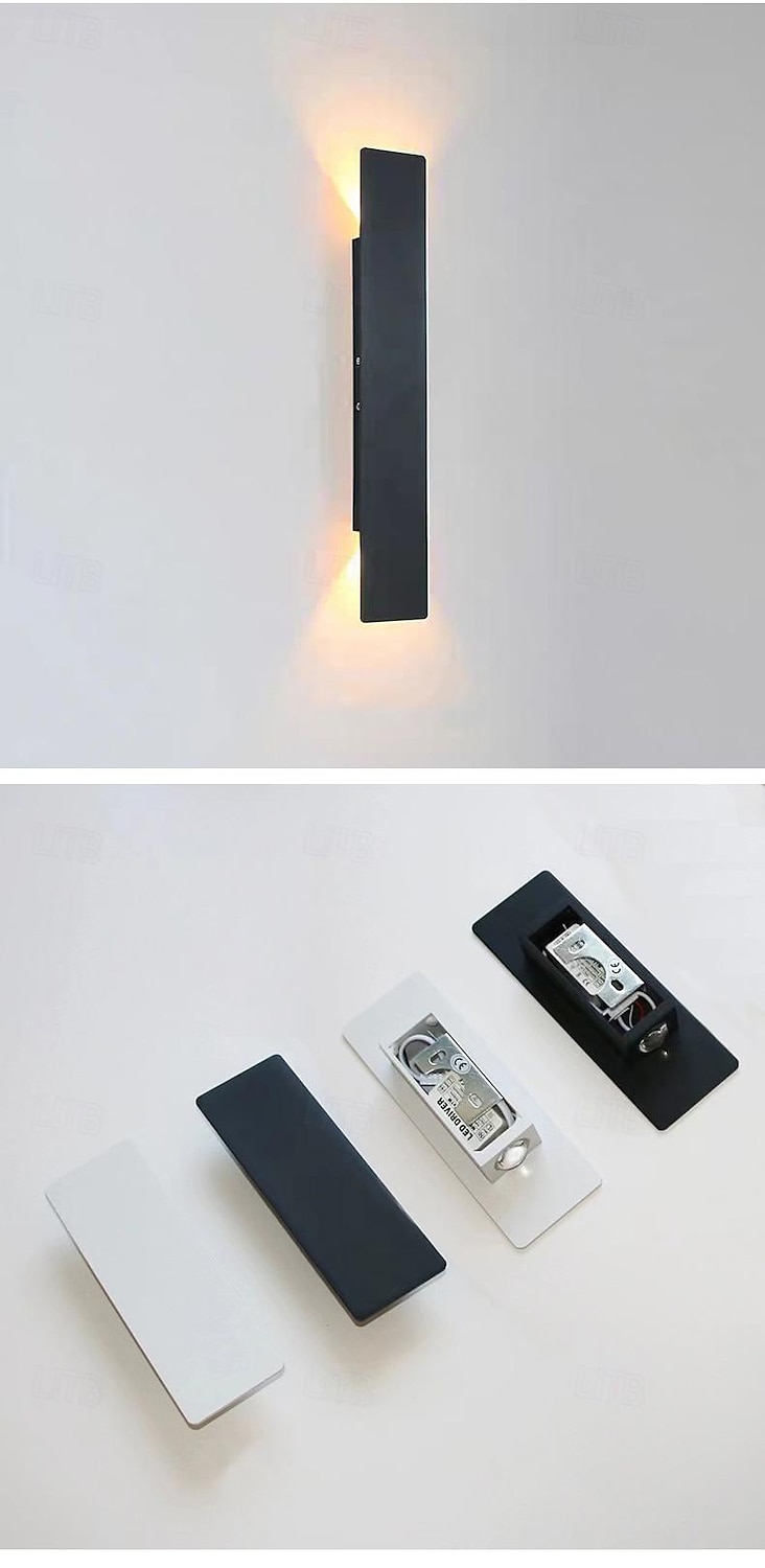 LED Wall Light Outdoor Minimalist Outdoor IP54 Waterproof Aluminium Art Deco Wall Lamps Outside/Indoor for Villa Porch Gardens Terraces Exterior Walls 2025 - $82.99 –P4