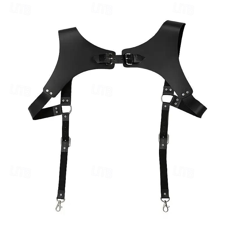 Retro Vintage Medieval Renaissance Armor Chest Harness Viking Fancy Dress Men's Halloween Carnival Masquerade Party Renaissance Fair LARP Adults Suspenders 2026 - $17.49 –P20