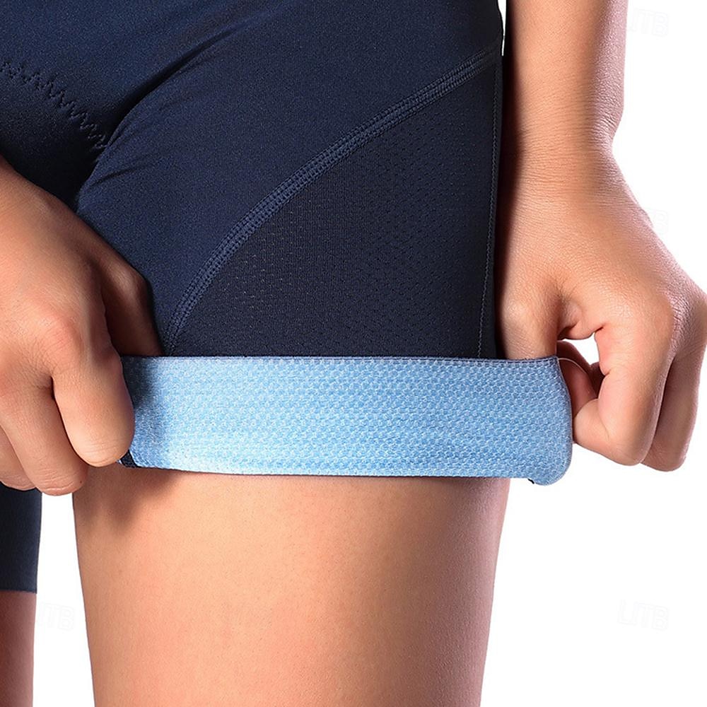 Dam Cykelshorts Cykel Shorts sporter 3D Tablett Andningsfunktion Snabb tork Hög Elasisitet Svart Marinblå Kläder Cykelkläder 2025 - $47.99 –P2
