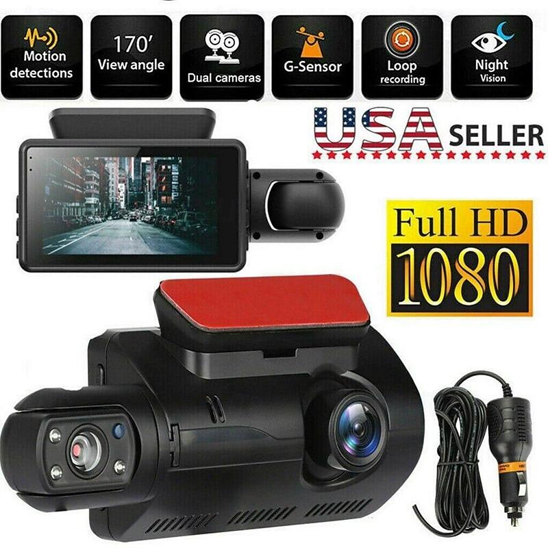 2025年 A68 1080p 新デザイン / HD / 360°監視 車のDVR 150度 広角の 3 インチ IPS ダッシュカム とともに ナイトビジョン / G-Sensor / モーションセンサー 4 赤外線LED カーレコーダー コレクション – $41.99 –P7