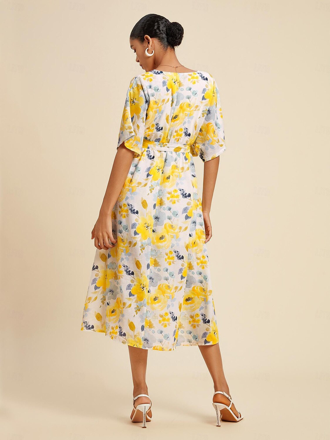 robe mi-longue fluide à imprimé floral de 2025 ? $82.99 –P3