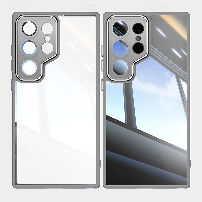 2025年 電話 ケース 用途 サムスンのギャラクシー S24 S24 Ultra Plus S23 Ultra Plus S23 S25ウルトラ バックカバー カメラレンズプロテクター 耐衝撃 鎧 TPU  コレクション – $13.99 –P7