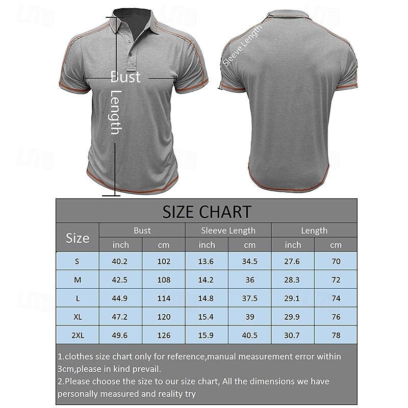 Herren Poloshirt Golfhemd Arbeit Geschäft Gerippter Polokragen Klassisch Kurzarm Basic Modern Feste Farbe Patchwork Taste Frühling Sommer Regular Fit Hellgrün Pink Blau Violett Khaki Grau Poloshirt 2025 - $22.99 –P5