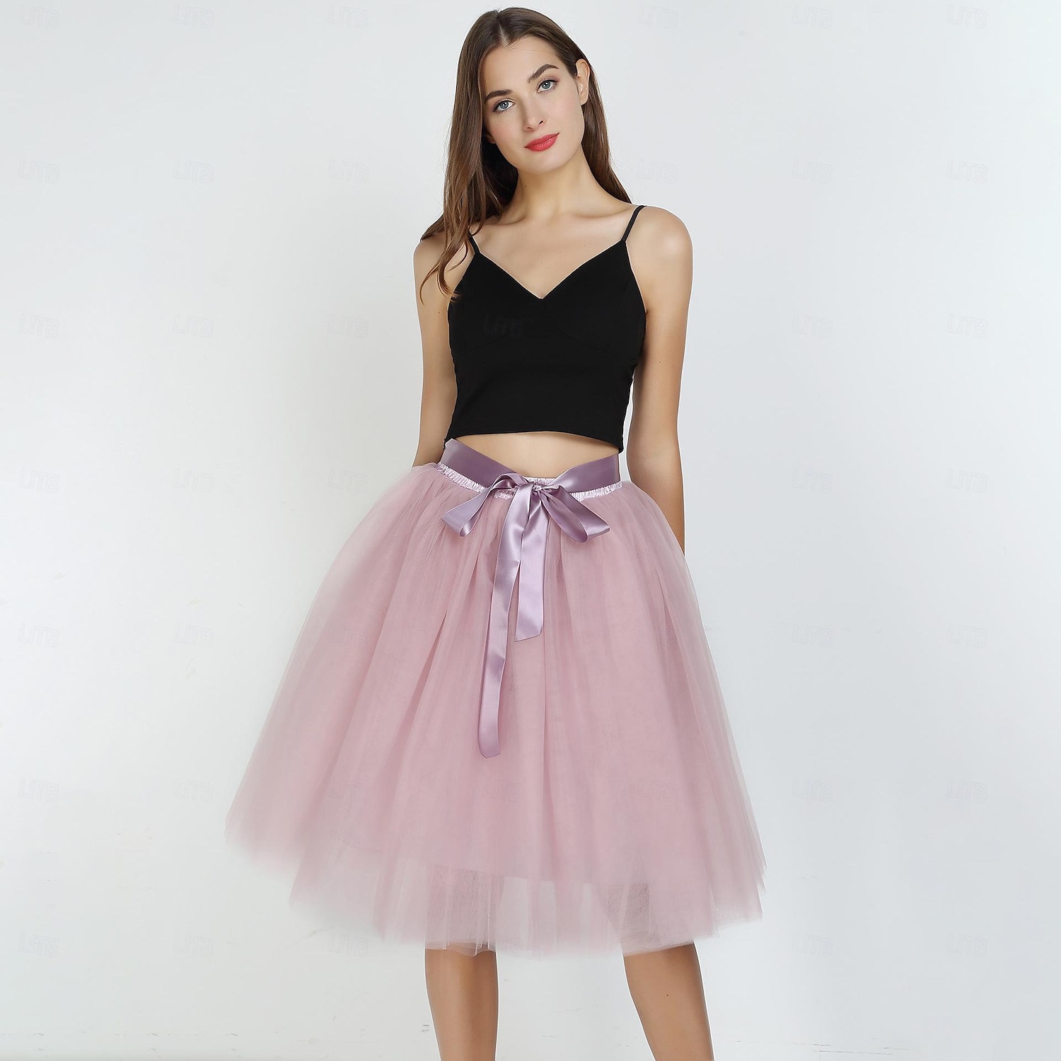 Rétro Vintage Années 1950 Jupe à cerceaux Tutu Sous jupe Déguisement Femmes Mascarade Tenue quotidienne Enterrement de Vie de Jeune Fille Adultes Jupe de 2025 ? $24.99 –P9