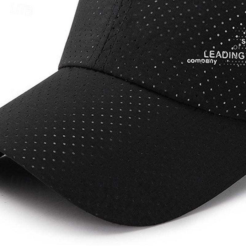 Herren Cap Basecap Sonnenhut Kappe Schwarz Weiß Polyester Modisch Brautkleider schlicht Strasse Täglich Glatt Einstellbar Sonnenschutz Atmungsaktiv 2025 - $8.99 –P8
