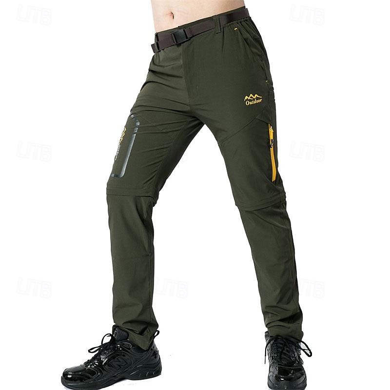 Voor heren Cargohosen Wandelbroek Tactische broek Militair Buiten Normale pasvorm waterdicht Ademend Sneldrogend Broeken / Regenbroek / Overbroek Afneembaar ontwerp Zwart Leger Groen Jagen Klimmen 2025 - $38.99 –P13
