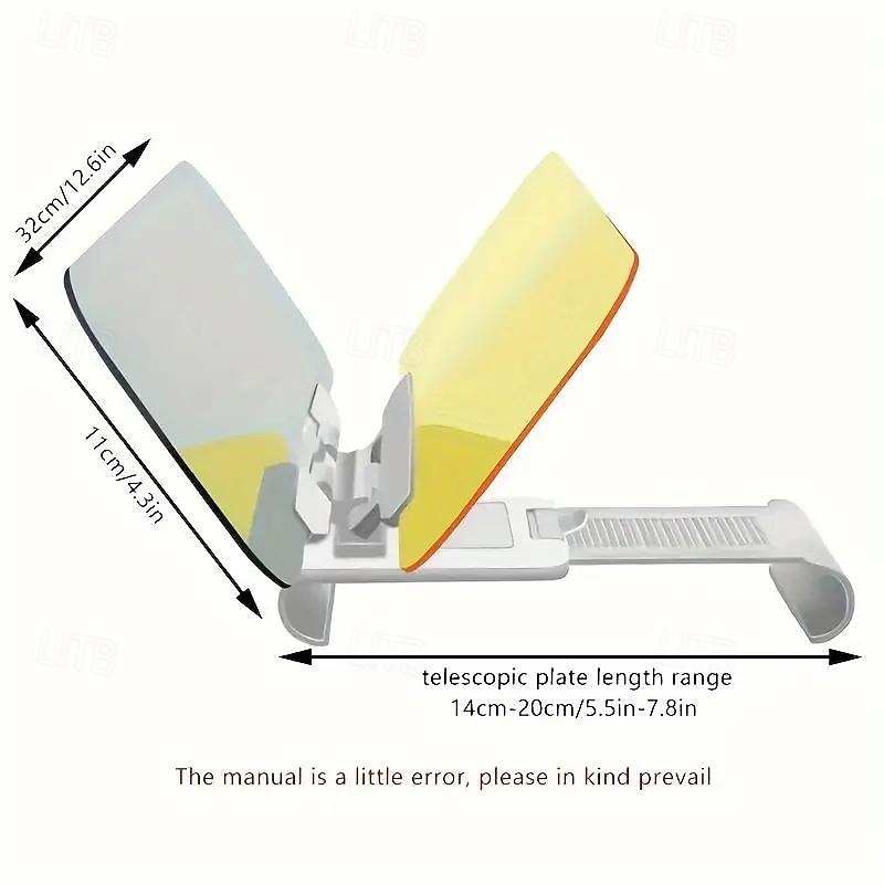 2 In 1 For Day And Night Anti Glare Anti Strong Light Sun Visor For Car Driver Anti Snow Reflective Anti High Beam 2025 - $22.99 –P10