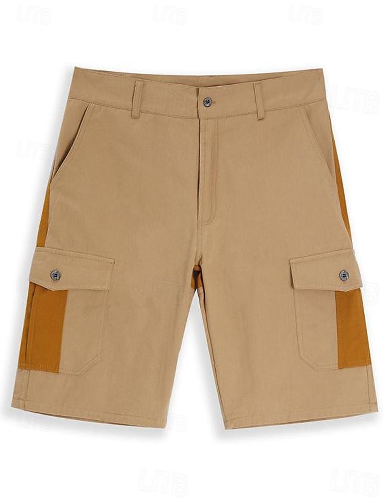 Per uomo Pantaloncini modello cargo Pantaloncini Collage Multi tasca Color Block Indossabile Breve Informale Giornaliero Per eventi Di tendenza Classico Nero Verde del 2025 a $26.99 –P1