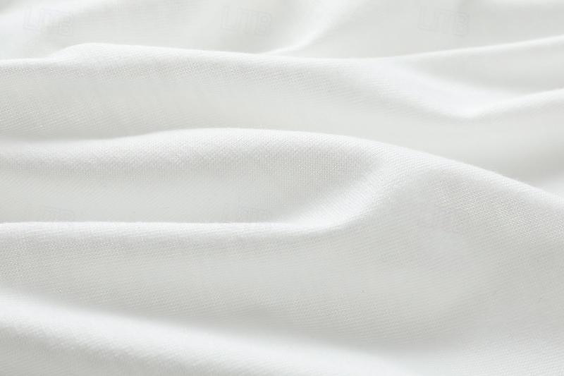 Maxikleid für Damen im Bohemian-Stil mit V-Ausschnitt, langen Spitzenärmeln, weißer, fließender Rock, lässig, Strand, halbformell, Frühling, Sommer, volle Größen, feminine, elegante Kleidung 2026 - $31.99 –P8