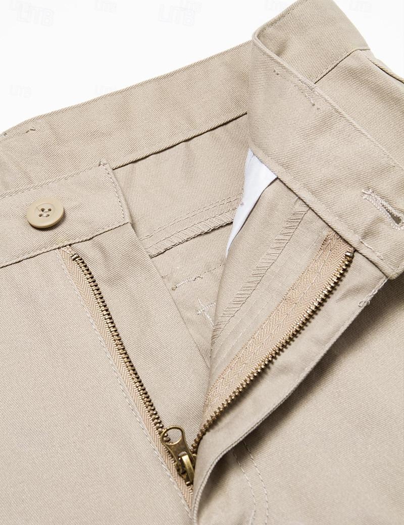Herre Cargoshorts Shorts Bermudashorts Multi lomme Rett ben Ensfarget Anvendelig Utendørs Knelengde utendørs Avslappet Strand Klassisk Svart Kakifarget Høy Midje Uelastisk 2025 - $25.99 –P6