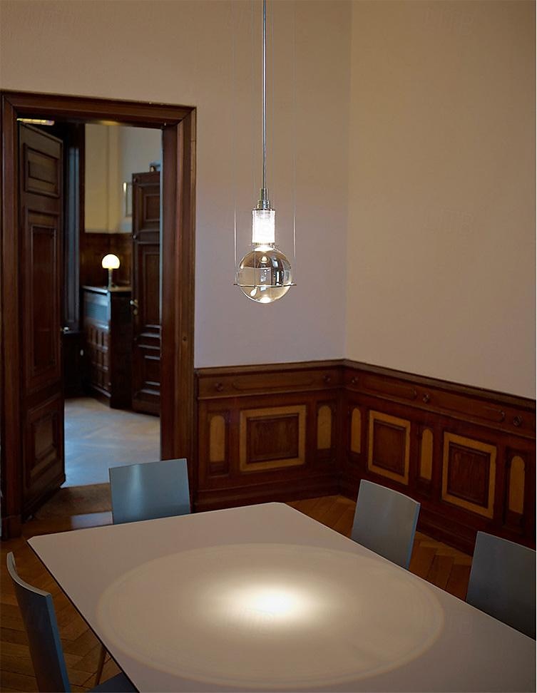 LED Pendant Light Glass Ball 1-Light 15 cm Suspension Luminaire Modern Minimalist Creative Personality Meteor Shower Pendant Lamp Bedroom Dining Room 110-240V 2025 - $279.99 –P8