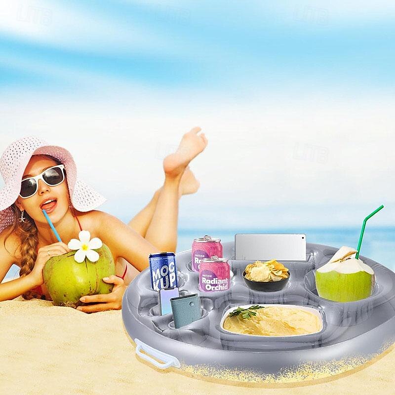 Water Play Equipment Inflatable Pool Float Garden Round Inflatable Pool Non Toxic Geometric Pattern PVC Beach Theme Creative Family Outdoor Summer All Child's Adults' 2025 - $20.99 –P8