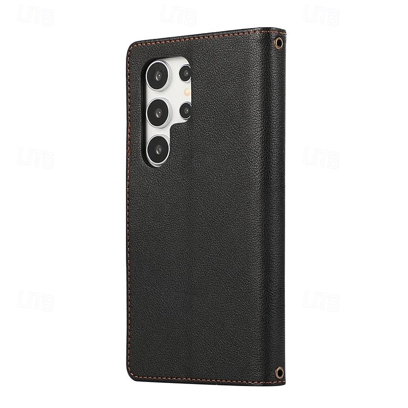 telefoon hoesje Voor Samsung Galaxy S24 S23 S22 S21 Ultra Plus A55 A35 A25 A15 5G A54 A34 A14 S20 Plus S20 Ultra S20 A53 A33 A23 A13 S20 FE S25 Ultra Wallet Card Case met standaard Magnetisch Rits 2025 - $19.99 –P6