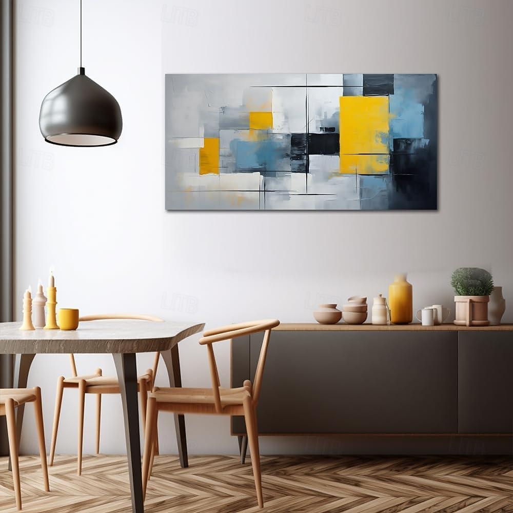 håndlaget oljemaleri lerret veggkunst dekorasjon moderne abstrakt for stue hjemmeinnredning rullet rammeløst ustrukket maleri 2025 - $69.99 –P6