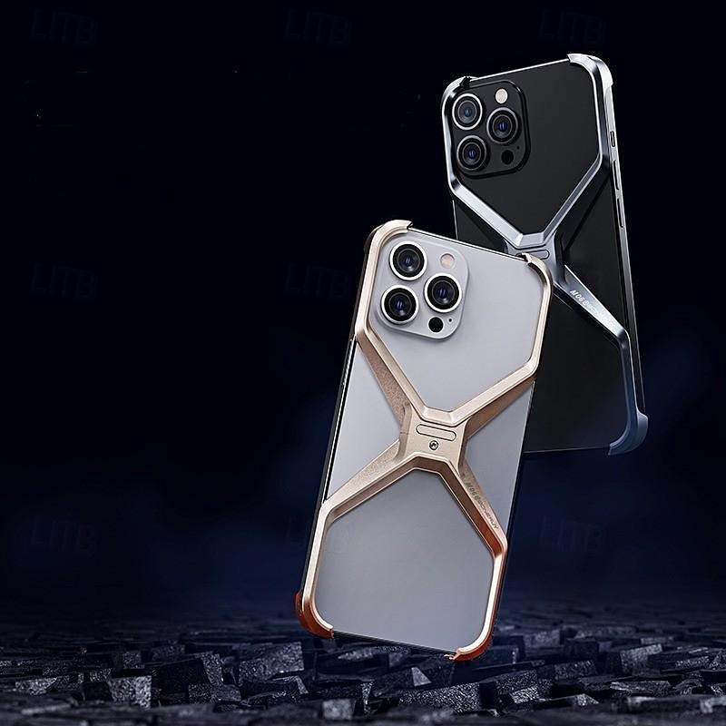 2025年 電話 ケース 用途 iPhone 15 Pro Max iPhone 14 Pro Max iPhone 13 Pro Max バンパーフレーム マットフロスト 耐衝撃 メタル  コレクション – $28.99 –P6