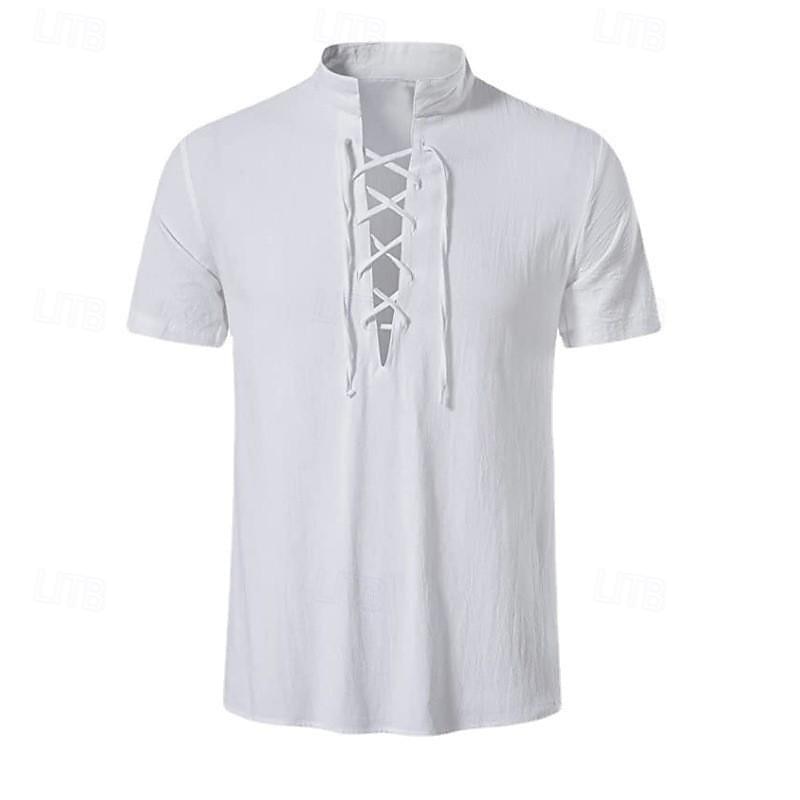 Medievale Rinascimento 17° secolo Blusa / Camicia Pirata Guerriero Vichinghi Costume Per uomo Halloween Carnevale Mascherata Performance Abbigliamento Quotidiano LARP Adulti Camicia del 2025 a $17.99 –P4