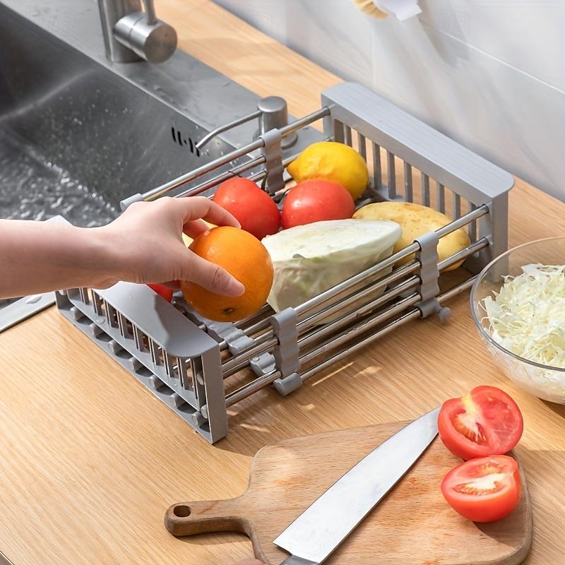 1pc scolapiatti per lavello da cucina cestello di scarico per lavello per verdure portafiltro per lavaggio verdure portaoggetti per lavastoviglie scolapiatti estraibile regolabile dimensione opzionale del 2025 a $10.49 –P8