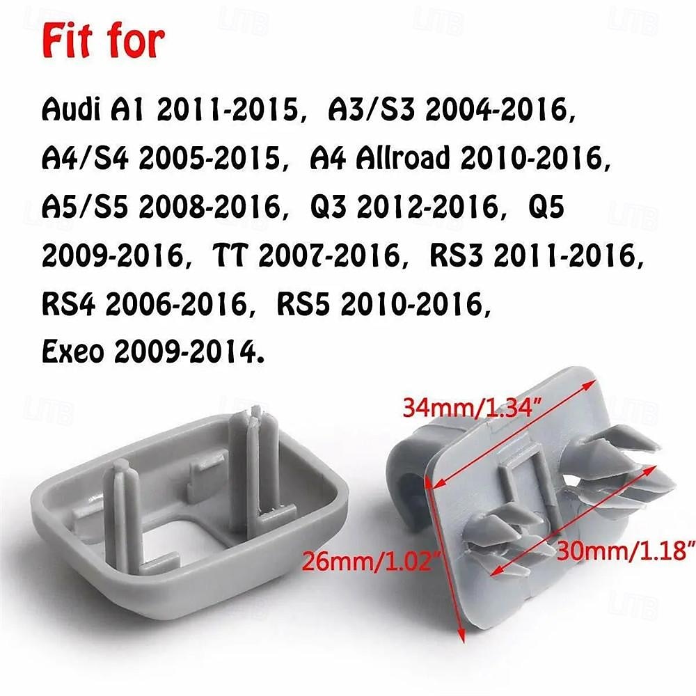 2pcs Car Sun Visor Retainer Hook Fastener Clip Holder Bracket for Audi A1 A3 A4 A5 Q3 Q5(8E0 857 562)A7 B6 B7 B8 S4 S5 Holders 2026 - $12.99 –P5