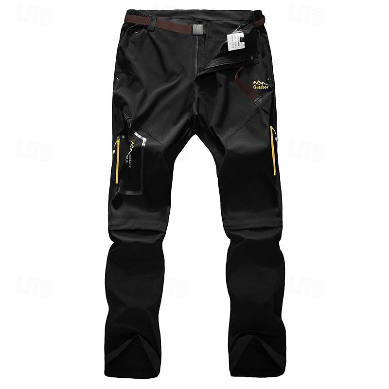 Voor heren Cargohosen Wandelbroek Tactische broek Militair Buiten Normale pasvorm waterdicht Ademend Sneldrogend Broeken / Regenbroek / Overbroek Afneembaar ontwerp Zwart Leger Groen Jagen Klimmen 2025 - $38.99 –P14