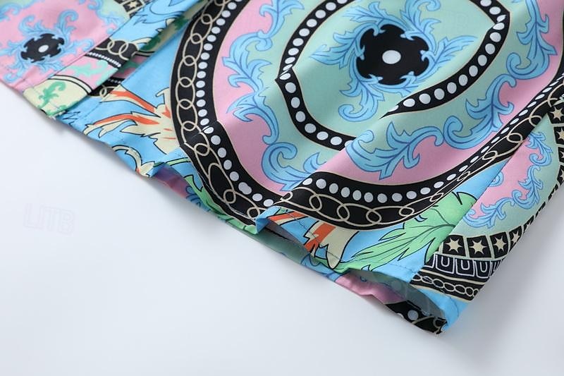 camicia da donna camicia boho camicetta vintage streetwear casual floreale a righe lettera bottoni tasca stampa manica lunga regular top colletto camicia nero bianco blu viola fucsia primavera autunno del 2025 a $35.99 –P5