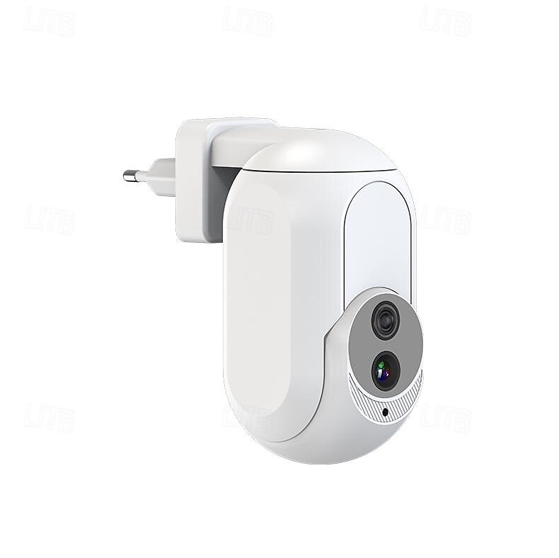Wall Plug In Camera Wifi 360 1080P Mini Surveillance Home Security Protection Night Vision LED Lamp Light IP Cameras 2025 - $62.99 –P15