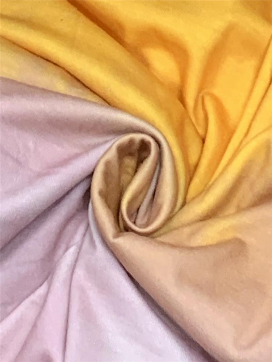 kvinners fritidskjole t-skjortekjole t-skjorte tie dye lommetrykk v-hals lang kjole maxikjole stilig uformell daglig date kortermet sommer 2025 - $35.99 –P4