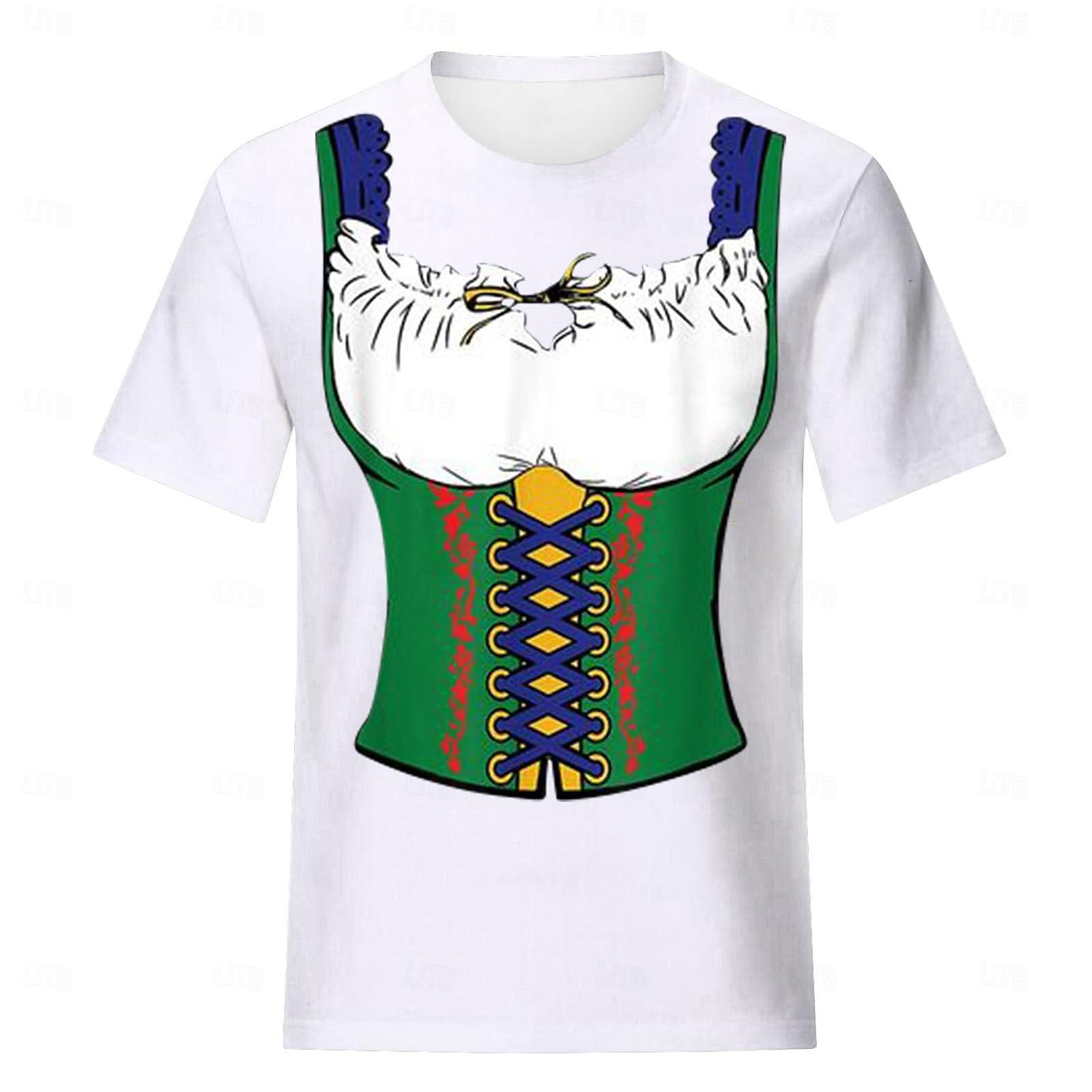 Japonesa/Curta Anime 3D Bávaro Estilo de rua Camiseta Arte Gráfica para Mulheres Adulto Impressão 3D  para Cerveja Oktoberfest Baile de Máscaras Casual / Diário de 2026 por $20.99 –P2
