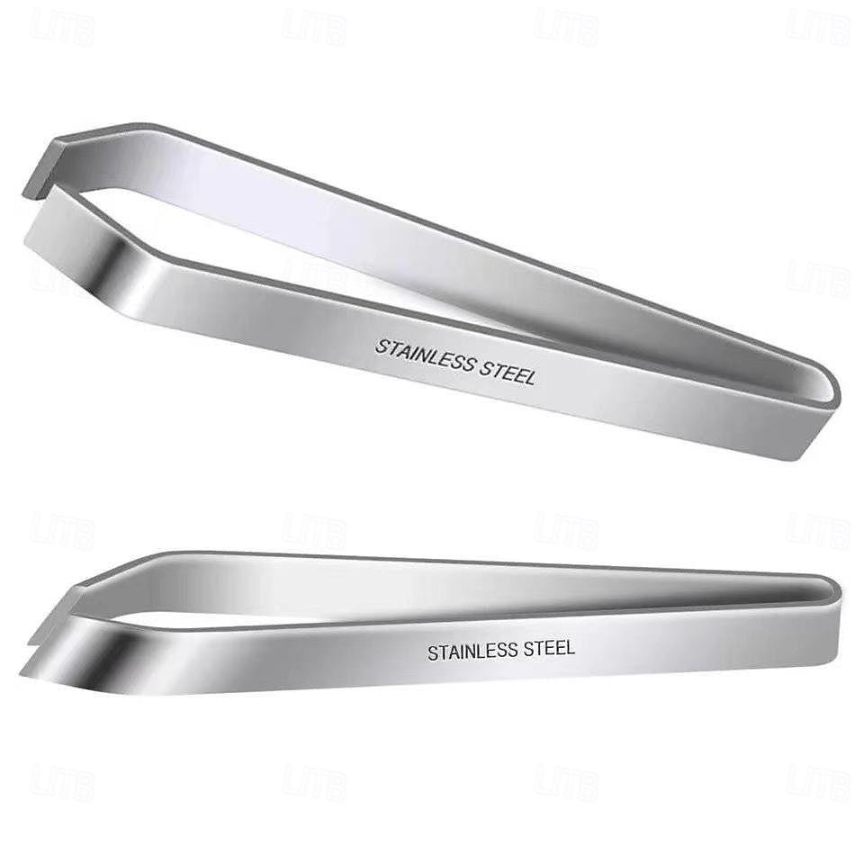 Pinzas de hueso de pescado para cocina, pinzas de acero inoxidable, extractor de clip, abrazadera para arrancar huesos de pescado, accesorios de cocina 2025 - $10.99 –P7