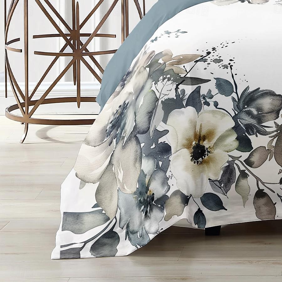 100% Cotton Vintage Floral Series Duvet Cover 3-Piece Set Short Fluff for Summer Soft Skin Friendly Comfy Lightweight 2026 - $35.99 –P12