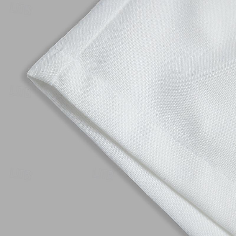 Per uomo Shorts Shorts di Lino Pantaloncini Estivi Tasca Frontale Tinta unica Comodità Traspirante Corto Casuale Quotidiano Vacanza Moda Nero Bianco Inelastico del 2026 a $20.99 –P9