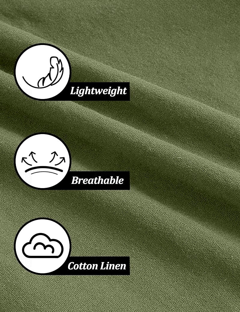 Homens Calção Shorts de linho Shorts de verão Shorts de praia Calças Capri Com Cordão Cintura elástica Bolso frontal Tecido Conforto Respirável Diário Feriado Para Noite Havaiana Boho Preto Branco de 2025 por $20.99 –P2
